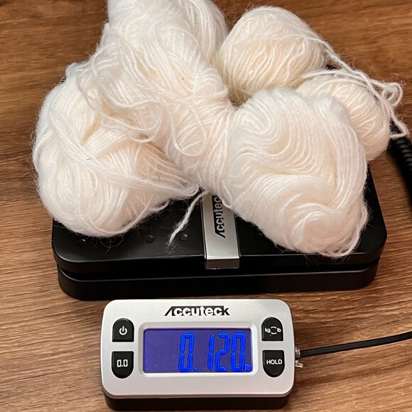 Brushed Merino Wool Blend Natural Fiber Hand Spun Yarn Lot - Picture 9 of 9